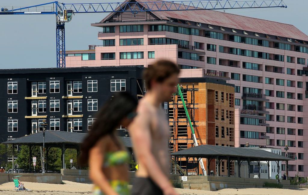 Homes under construction at 320 Revere Beach Blvd.